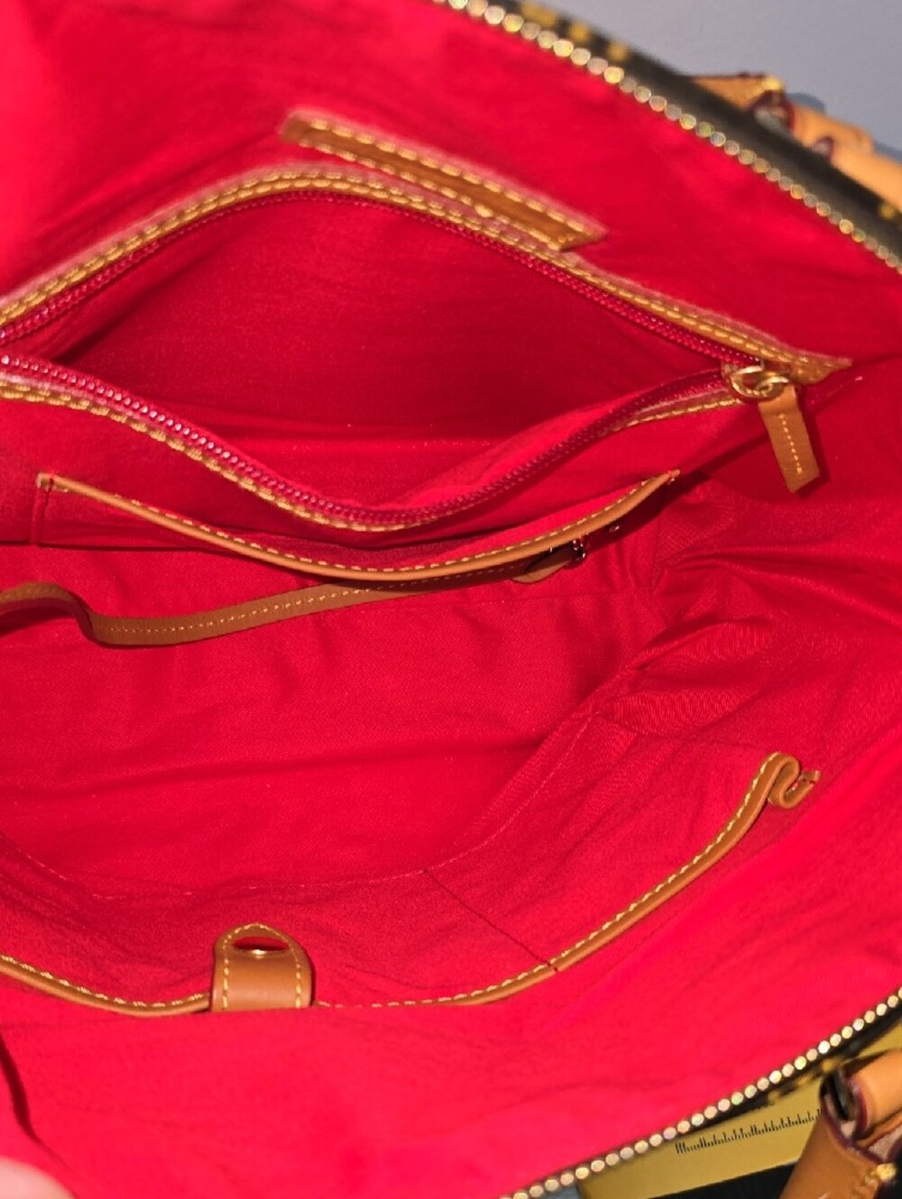 Dooney & Bourke Signature Satchel - Picture 6 of 11